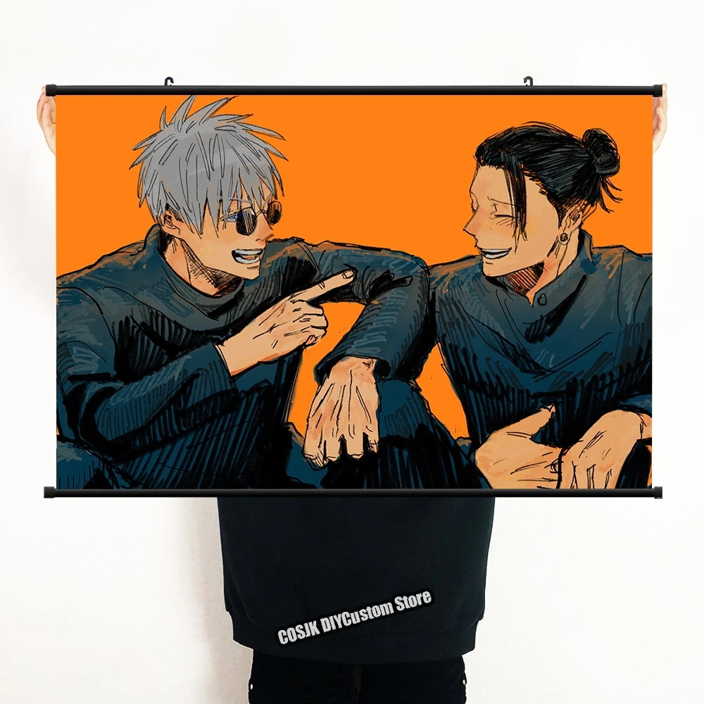 Постер на стену аниме джутсу художественный постер Джоджо Сатору художественная