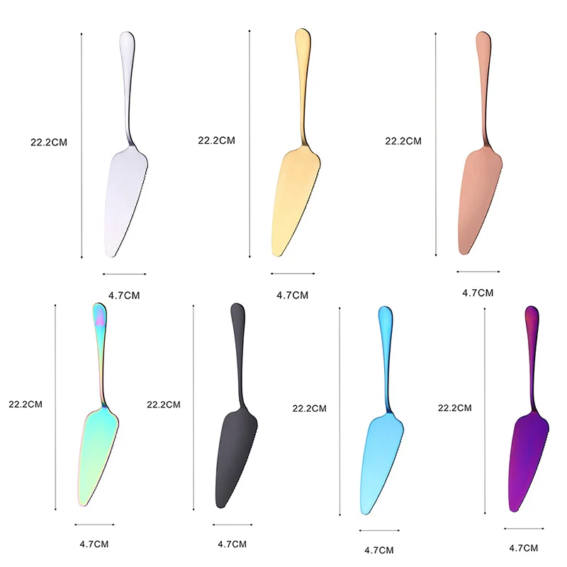 Разделительный нож для торта из нержавеющей стали с лопатой Западный шпатель