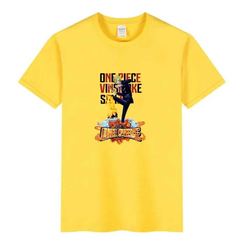 

Children T-Shirt Anime One Piece Summer Short Sleeve FootballShirt Cotton Round Neck T Shirts Baby High Quality Kids Clothes