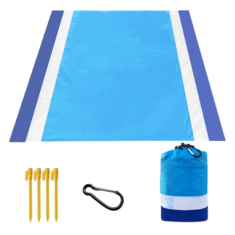 

Sand Free Beach Blanket Extra Large Waterproof Beach Mat-Lightweight Quick Drying Heat Resistant Outdoor Picnic Mat
