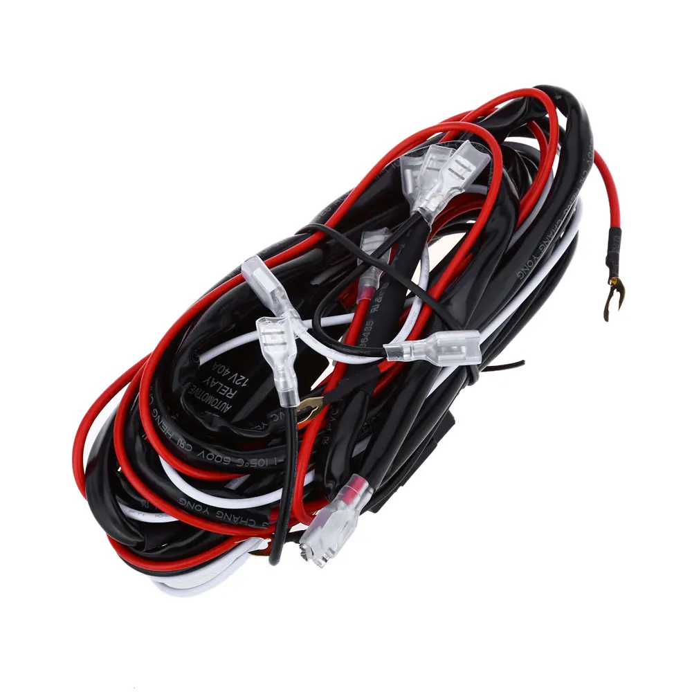 5pin Car Relay Wiring Harness Loom Kit with LED Light Bar Fog Spot Laser Rocker Switch | Автомобили и мотоциклы