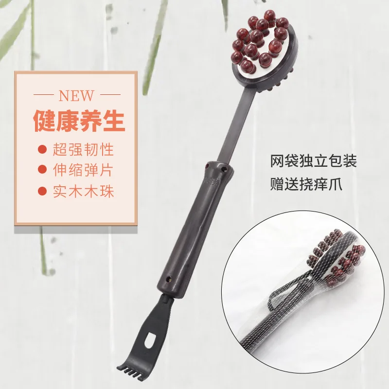 

Fitness Massage Stick Back Solid Wood Double-Sided Elderly Health Care Leg Massage Hammer