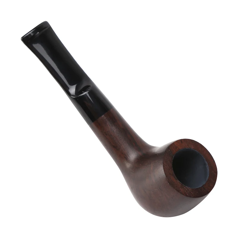 Курительная трубка из черного дерева ручной работы с фильтрами для труб 9