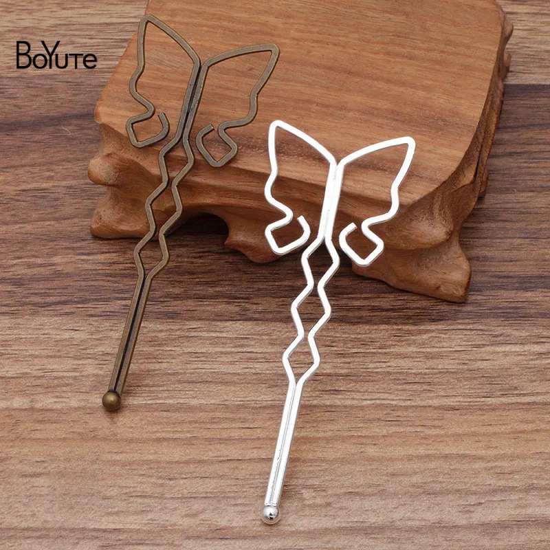 

BoYuTe (10 Pieces/Lot) 102*39MM Iron Metal Hair Stick Factory Supply Vintage Diy Hair Accessories Materials