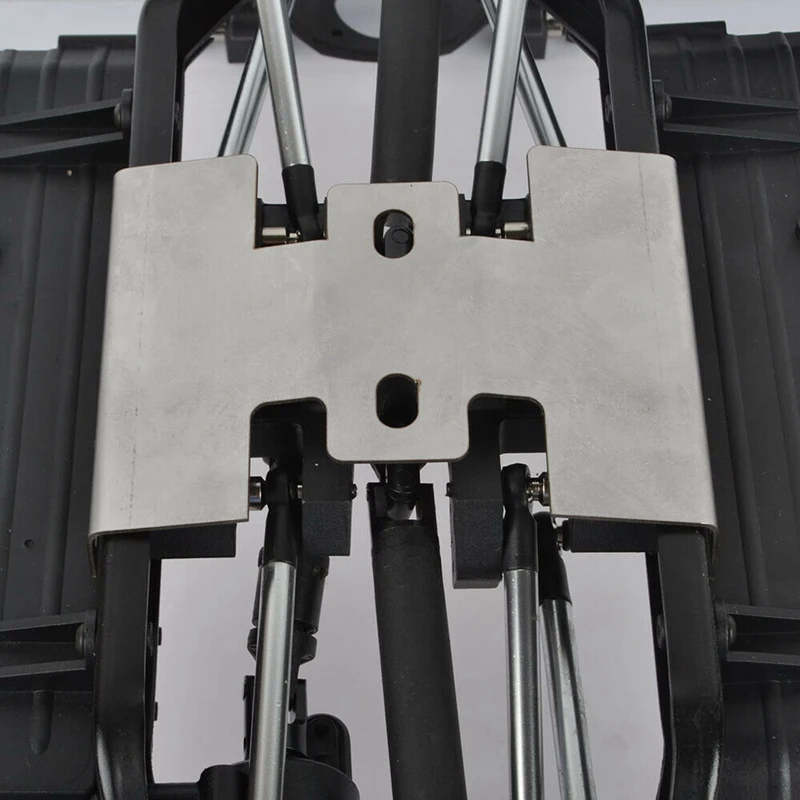 

Stainless Steel Chassis Armor Chassis Protector Plate Skid Plate Battery Board for 1/10 RC Redcat GEN8 Scout II