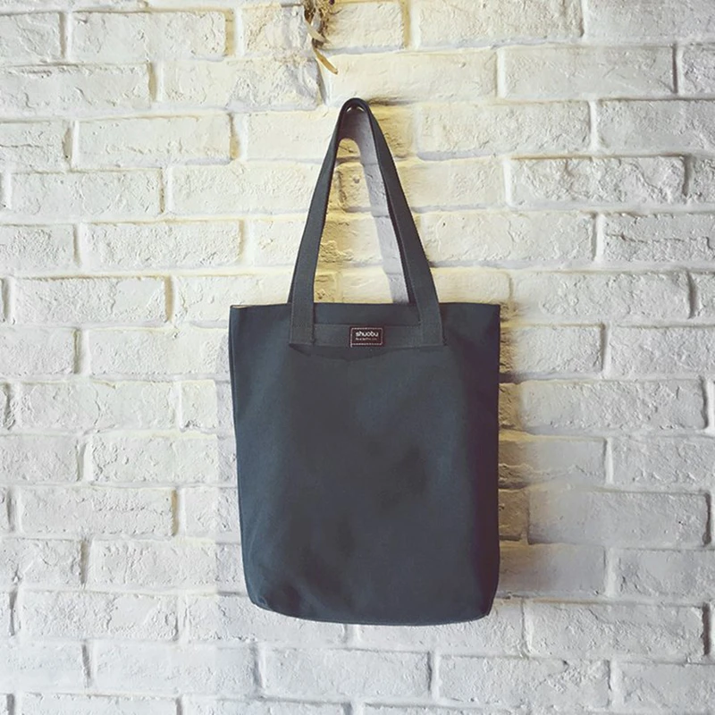 Youda оригинальная одноцветная Холщовая Сумка для покупок классический стиль