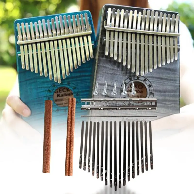 

17-Key Kalimba DIY Keys Bridge Set Thumb Piano Musical Instrument Accessory