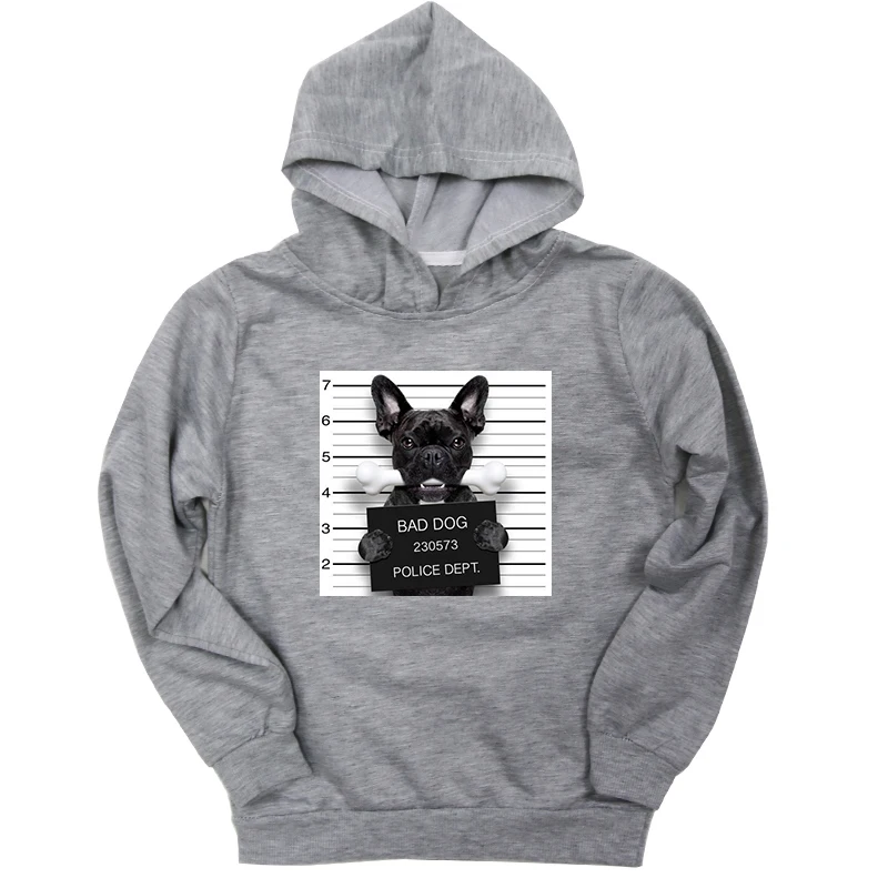 Детский осенний свитер с принтом «Bad Dog Bad Cat» Толстовки для маленьких детей милая повседневная детская одежда для мальчиков и девочек свитшоты для малышей - Цвет: Hoodies 20