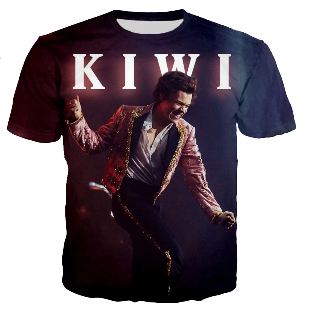 

Singer Harry Styles New Fashion Cool 3D Printed T-shirts Fashion Popular Casual Style Tshirt Streetwear Unisex Oversized Tops