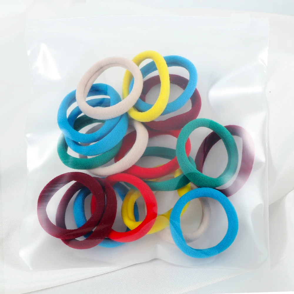 

10/20/30/50/100Pcs Colorful Seamless Hair Bands High Elastic Solid Colors Hair Ties Girls Women Scrunchies Headdress Accessories