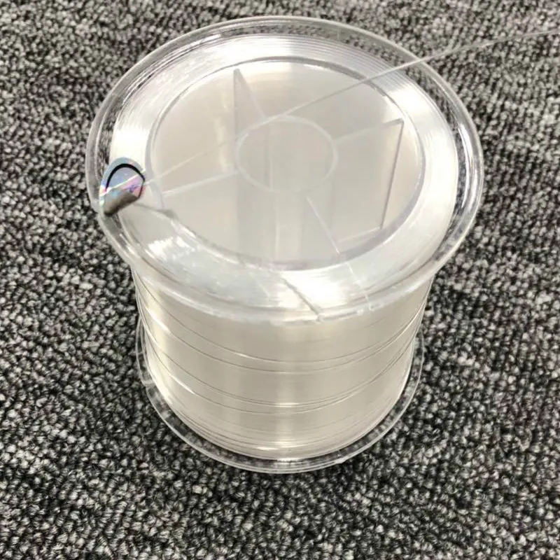 Globo transparente no el&aacute;stico de 500m, l&iacute;nea de cristal atada, l&iacute;nea superfuerte, suministros para fiestas de cumplea&ntilde;os y bodas, accesorios-0