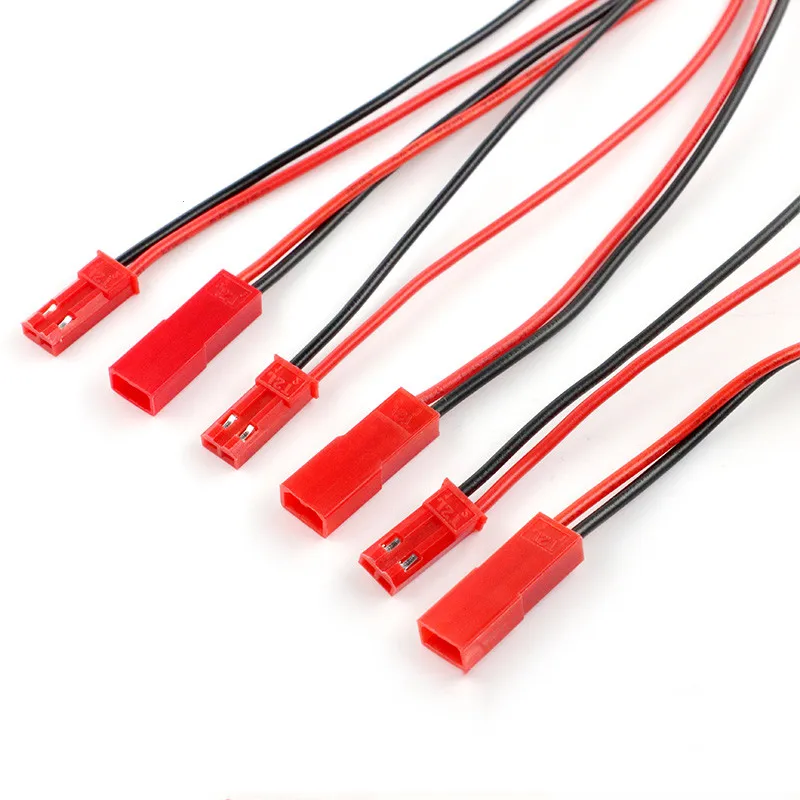 10 пар JST 2,54 мм шаг 2P разъем штекер + гнездо 10 см/18 см длиной 24AWG для аккумулятора RC