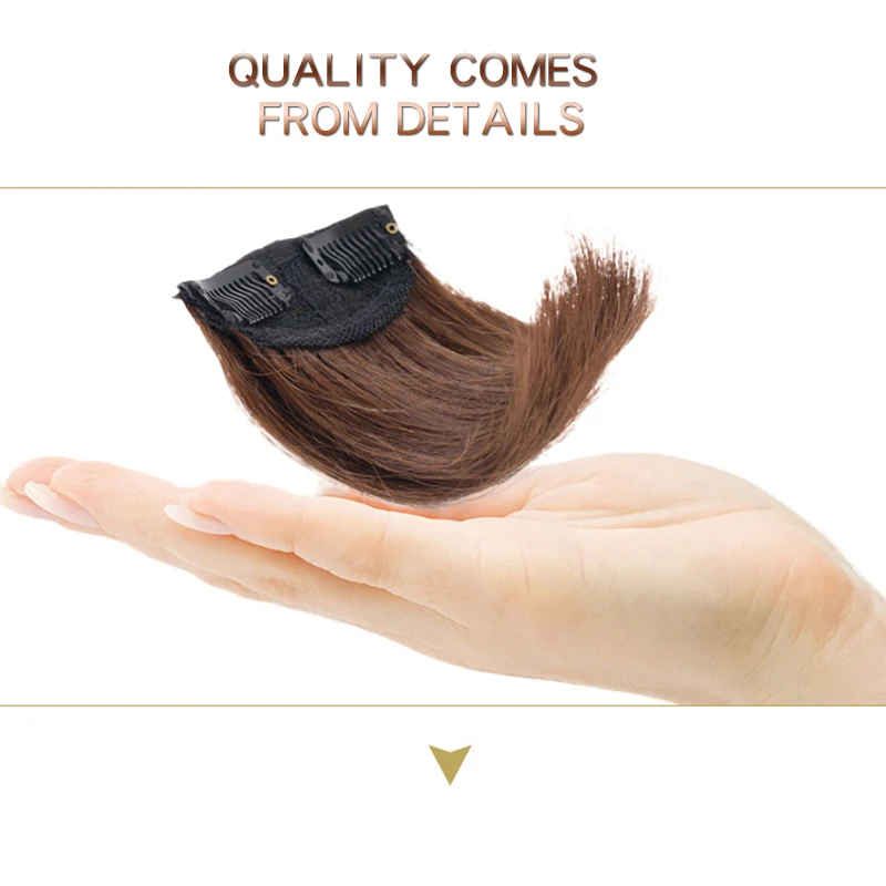 Натуральные Прямые волосы женские упругие синтетические материал волос ручная