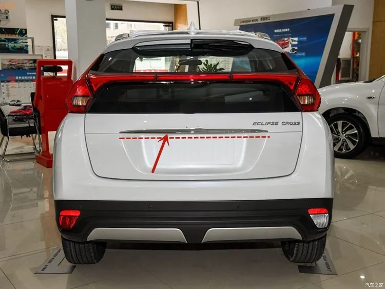 

Для Mitsubishi Eclipse Cross 2018-2019 ABS хромированная отделка багажника, дверная отделка, защита от царапин, автомобильные аксессуары