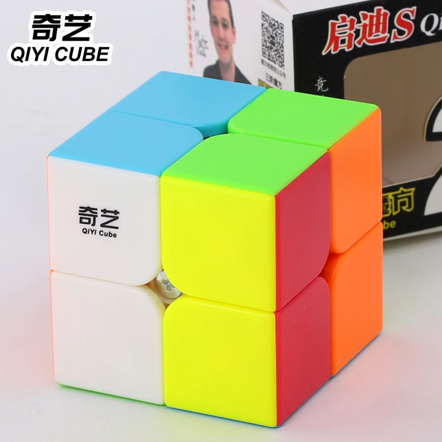 

QiYi XMD Magic Puzzle Cubes 2x2x2 2x2 QiDi S2 QiDi W Educational Toy Elementary Easy Learning Stickers cubo Magico Infinito Cube