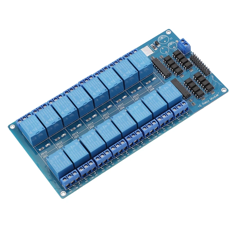 16 Road/Channel Relay Module with LM2576 Power Supply Light Coupling for Arduino PIC ARM DSP AVR Raspberry Pi B62 | Инструменты