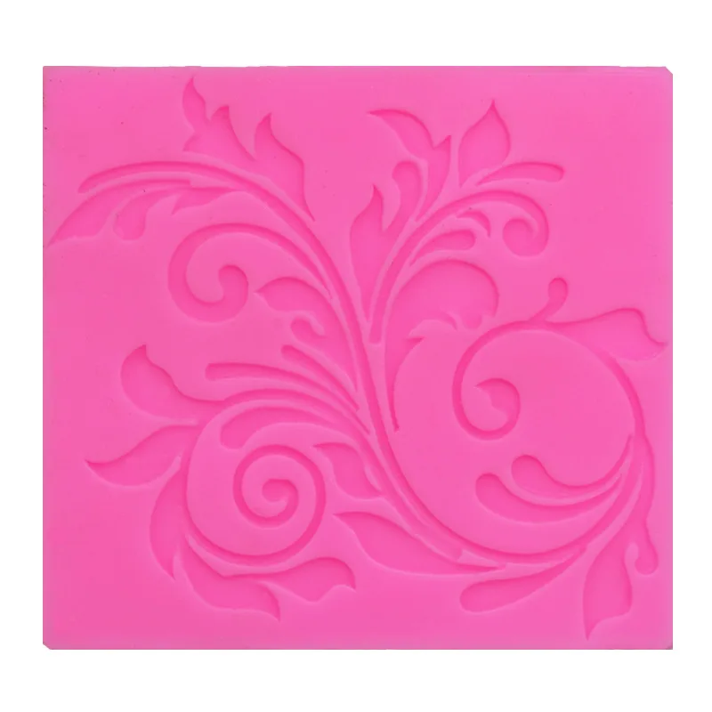 Лист цветок кружева 3D силиконовая форма для печенья торта кондитерских конфет