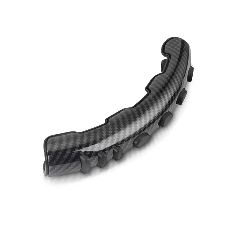 

Mayitr 2pcs Steering Wheel Boosters Durable Double-layer Silicone Handle 37-38cm Carbon Fiber Steering Wheels Cover