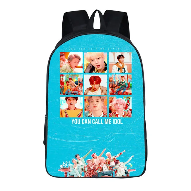 backpack 16 Школьный рюкзак Sac A Dos Kpop K-pop K Pop школьный рюкзак для девочек-подростков - Цвет: backpack 16