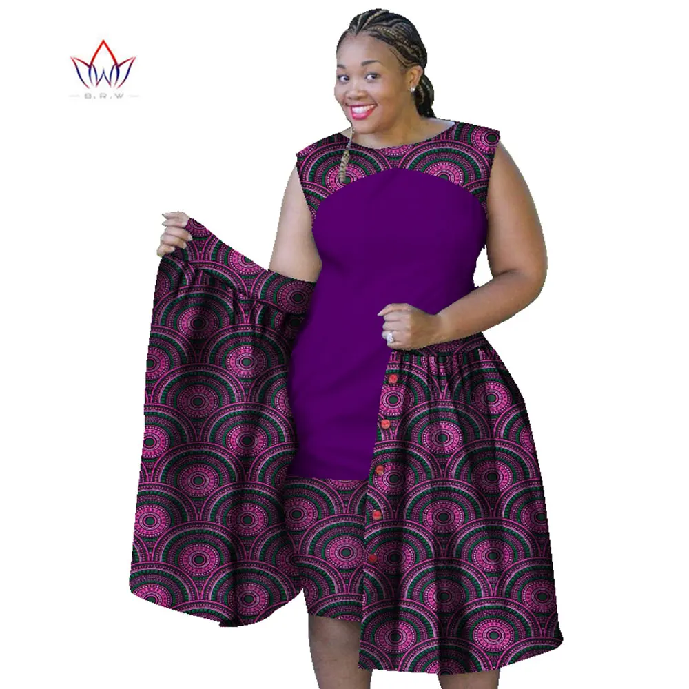 2021 летние африканские платья для женщин Большие размеры женские хлопковые