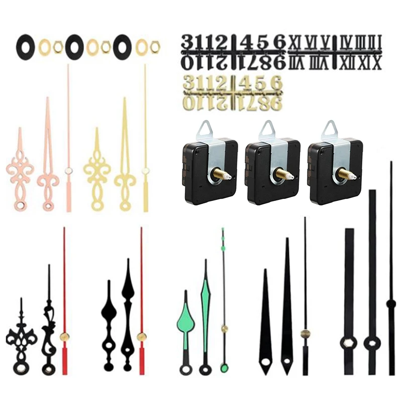 

3 шт., набор для ремонта настенных часов, 18 мм