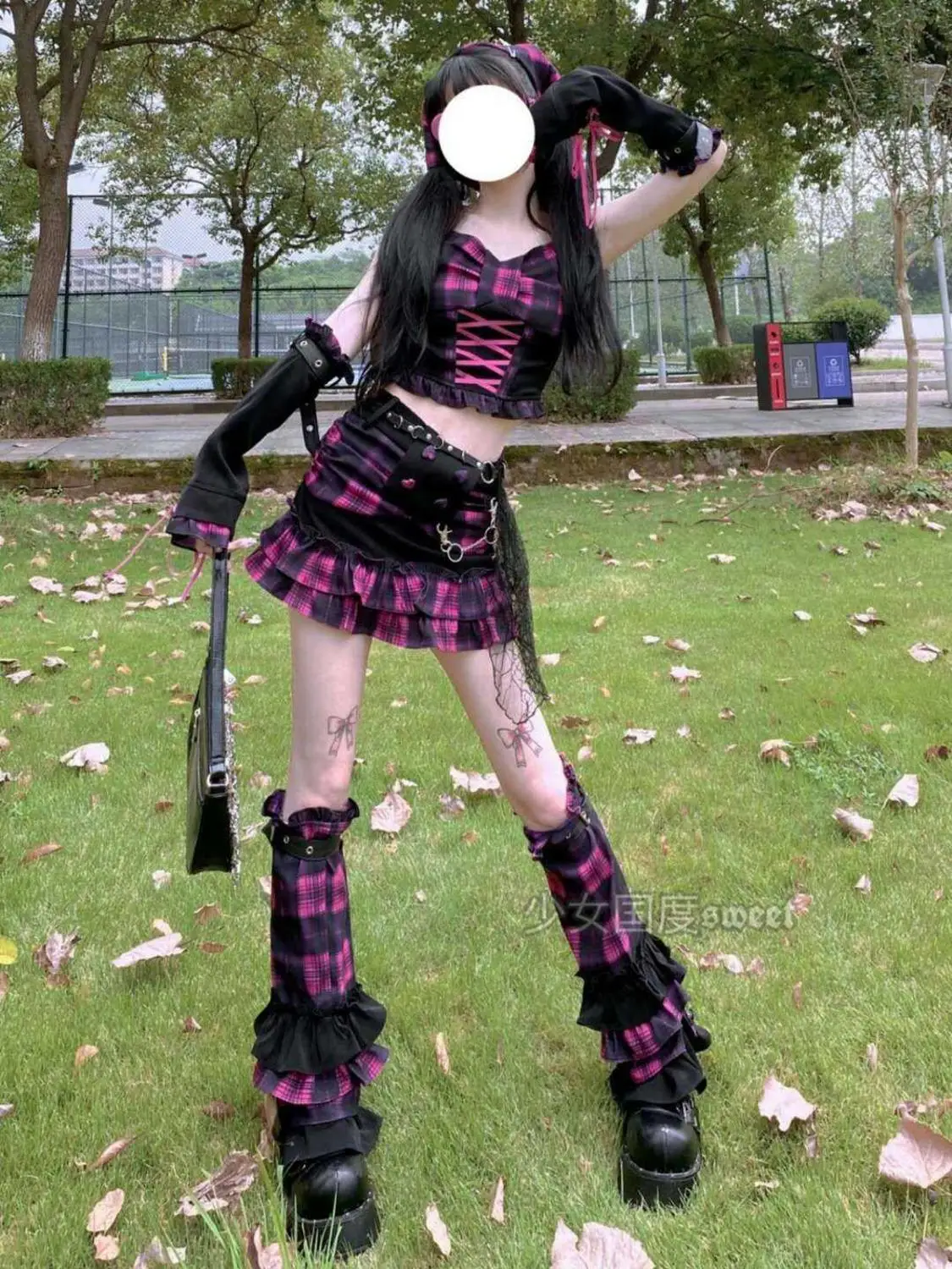 Ruibbit Новое поступление готика Харадзюку горячая девушка нарядное платье