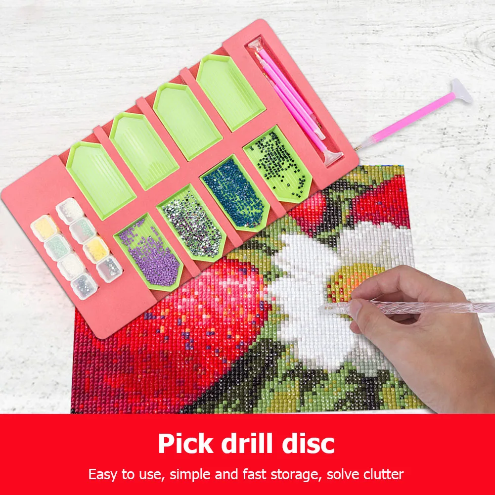 Лоток для алмазной живописи сделай сам лоток хранения бусин и страз органайзер