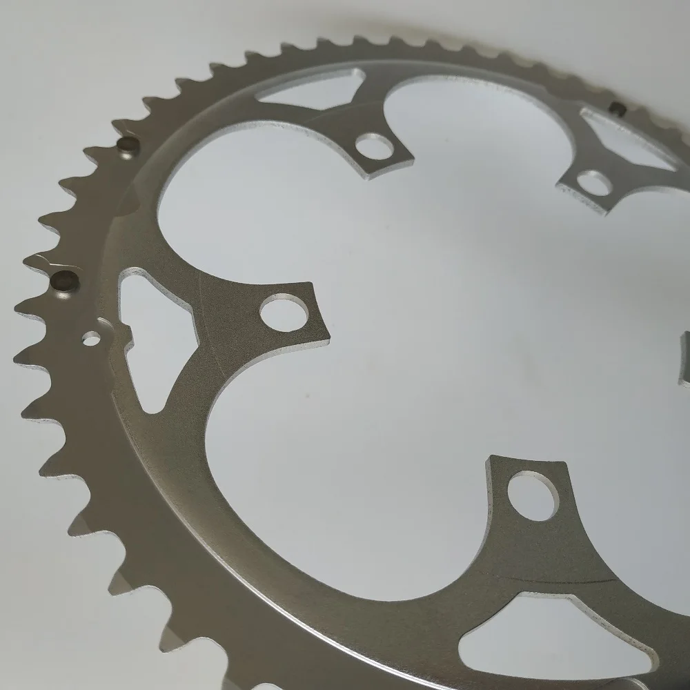 TRUYOU 110 BCD 53T 39T двухскоростная Звездочка Серебристая цепь для дорожного велосипеда