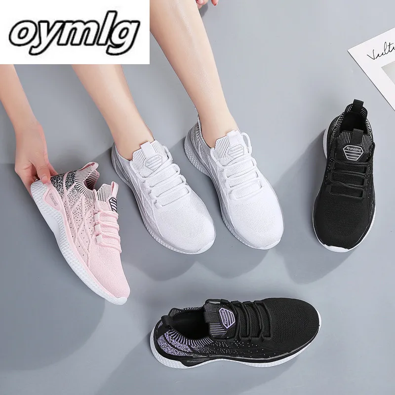 2020 новые модные кроссовки женские Обувь с дышащей сеткой высокое качество