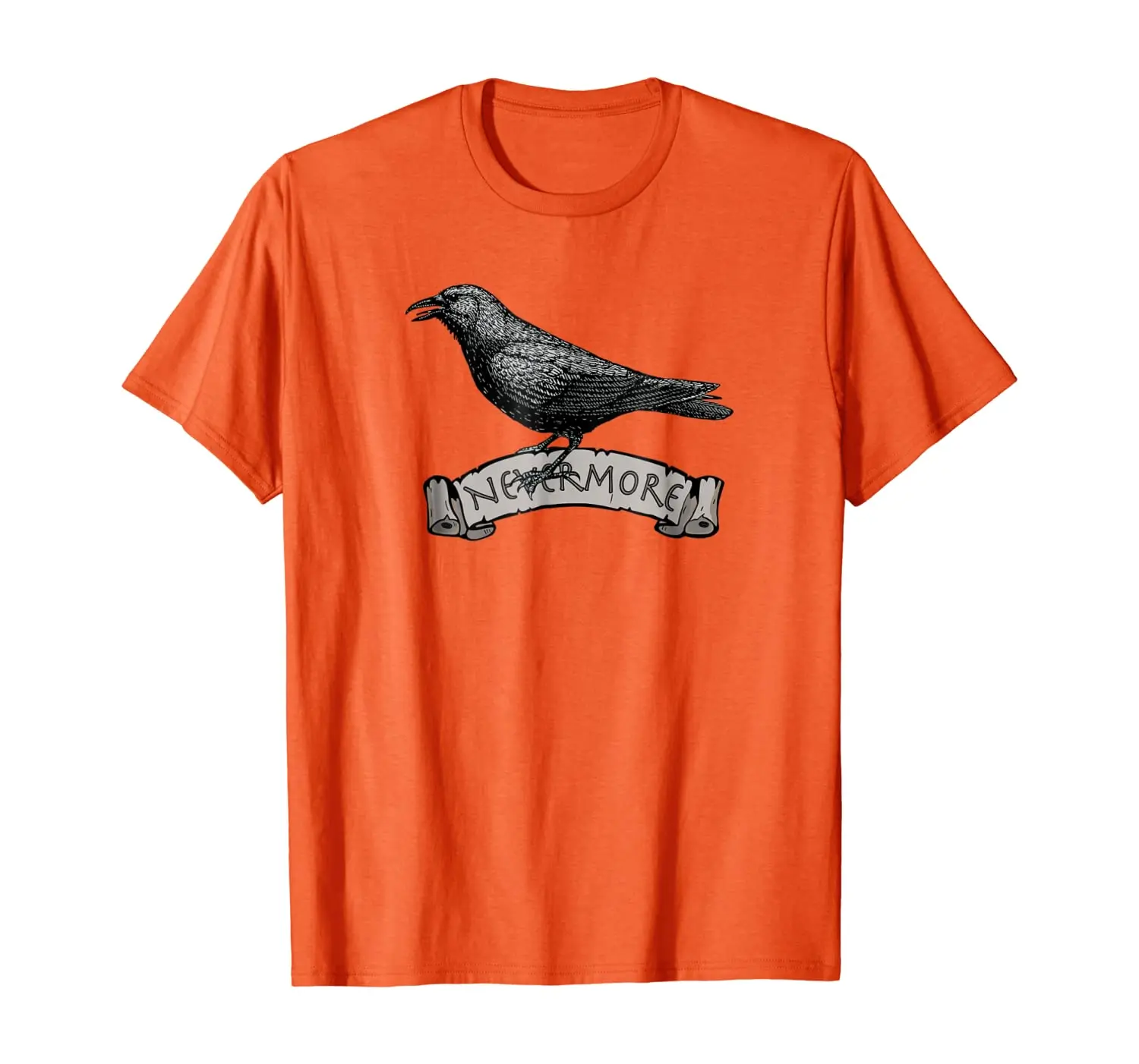 

Raven Nevermore Dark Poetry T-Shirt For Literature Lovers