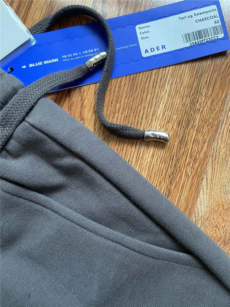 

2020fw Drawstring Adererror Sweatpants Men Women Best Quality Elastic Waist Ader Error Joggers Pants Trousers