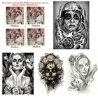 Алмазная живопись сделай сам, персонализированная картина с демоном, черепом зомби, для гостиной, спальни, мозаика для украшения дома