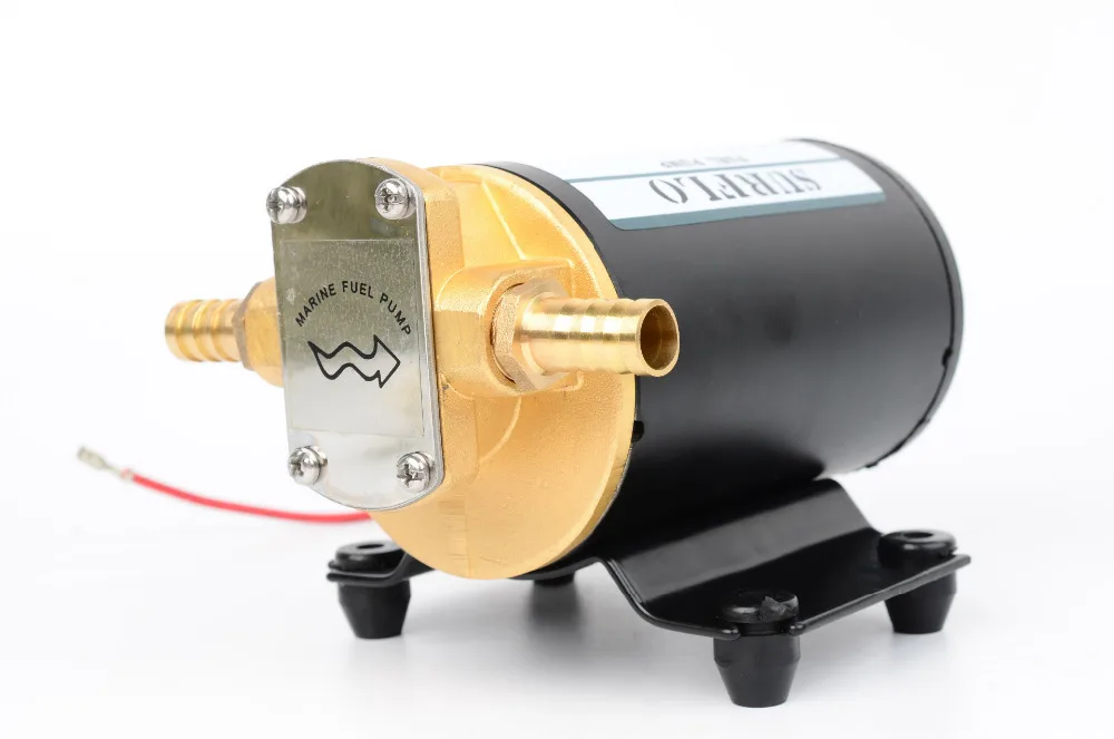 Fuel Pump bronze gear pump 24V DC oil suitable for gasoline petrol diesel kerosene high flow 14LPM suction | Обустройство дома