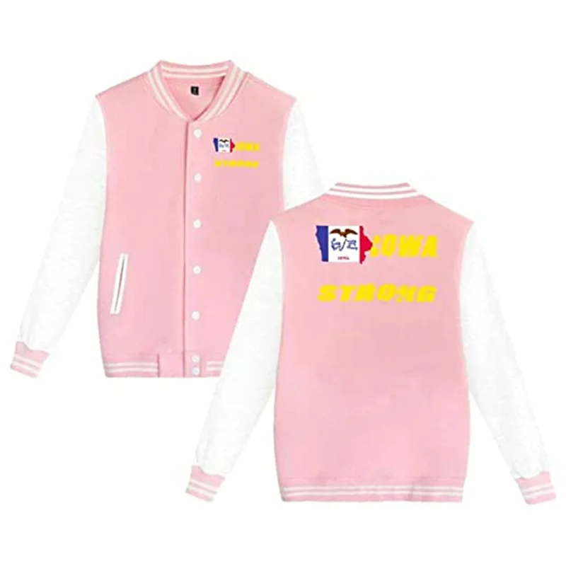 

Unisex Baseball Uniform Jacket Hoodie Sweater Sport Coat Sweatshirt