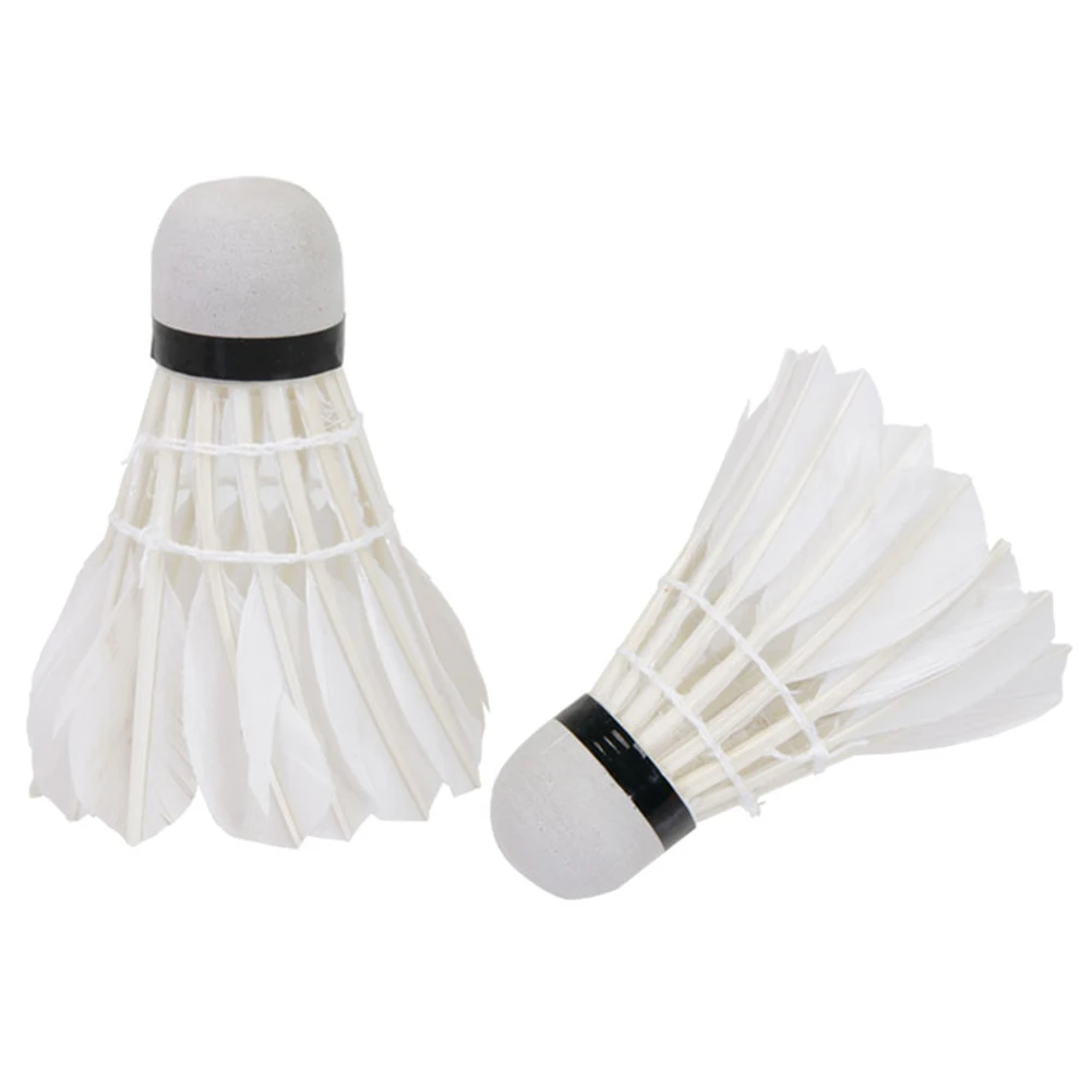 

12pcs/Pack Good Elasticity Super Durable Badminton Shuttlecock Goose Feather Cork Professional training shuttlecock badminton