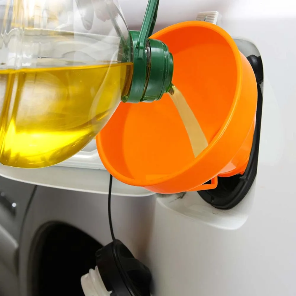 

2pcs Useful Spout Extension Car Funnel General Motorcycle Filling Funnel