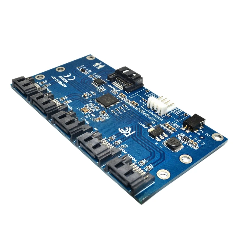 

NEW-SATA 1 to 5 Hard Drive Disk Adapter PC Motherboard Sata 3.0 Expansion Board Card Adapter Card for Computer Accessories