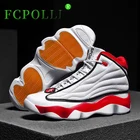 Баскетбольные кроссовки Fcpolli для мальчиков, нескользящая спортивная обувь для улицы, высокие мужские и женские баскетбольные ботинки, нескользящая Молодежная обувь для баскетбола