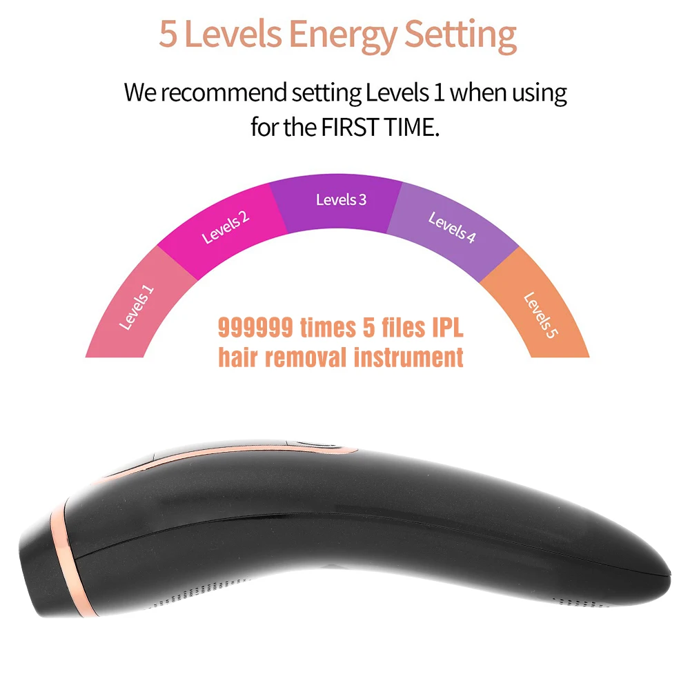 Женский лазерный эпилятор IPL лазер для удаления волос с ЖК дисплеем 999999