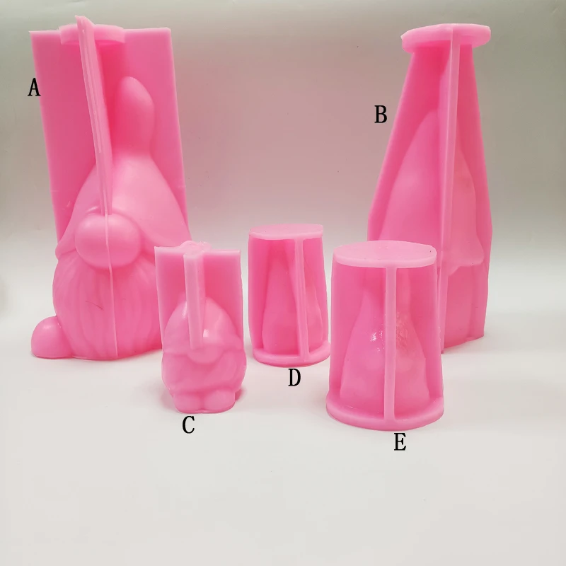 

3D Magician/Santa Claus/Candle Silicone Mold/Soap Mold/Clay Resin Baking Tools