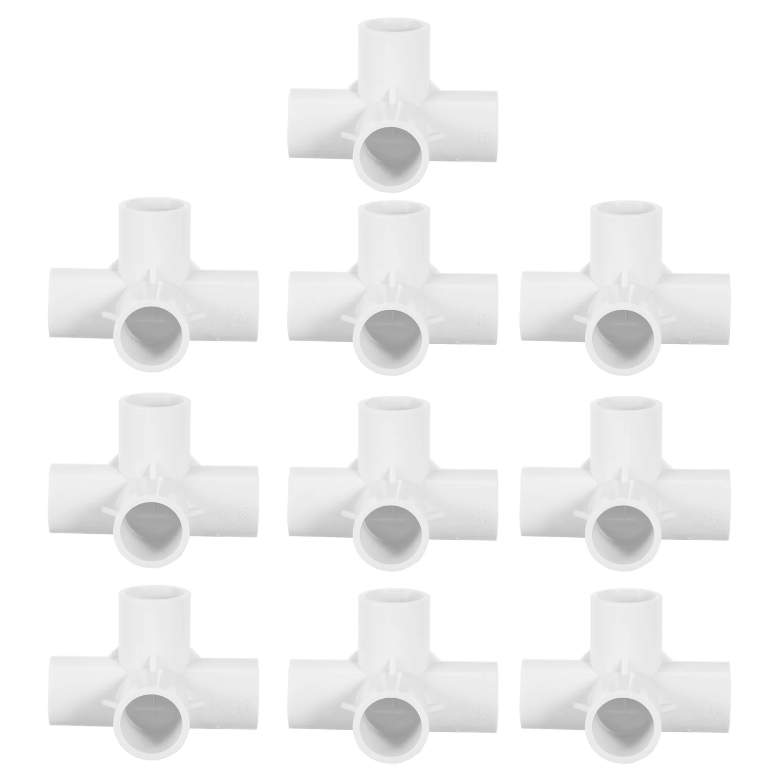 

10 шт. фитинги для водопроводной трубы адаптеры для водопроводной трубы Четырехсторонние соединения труб