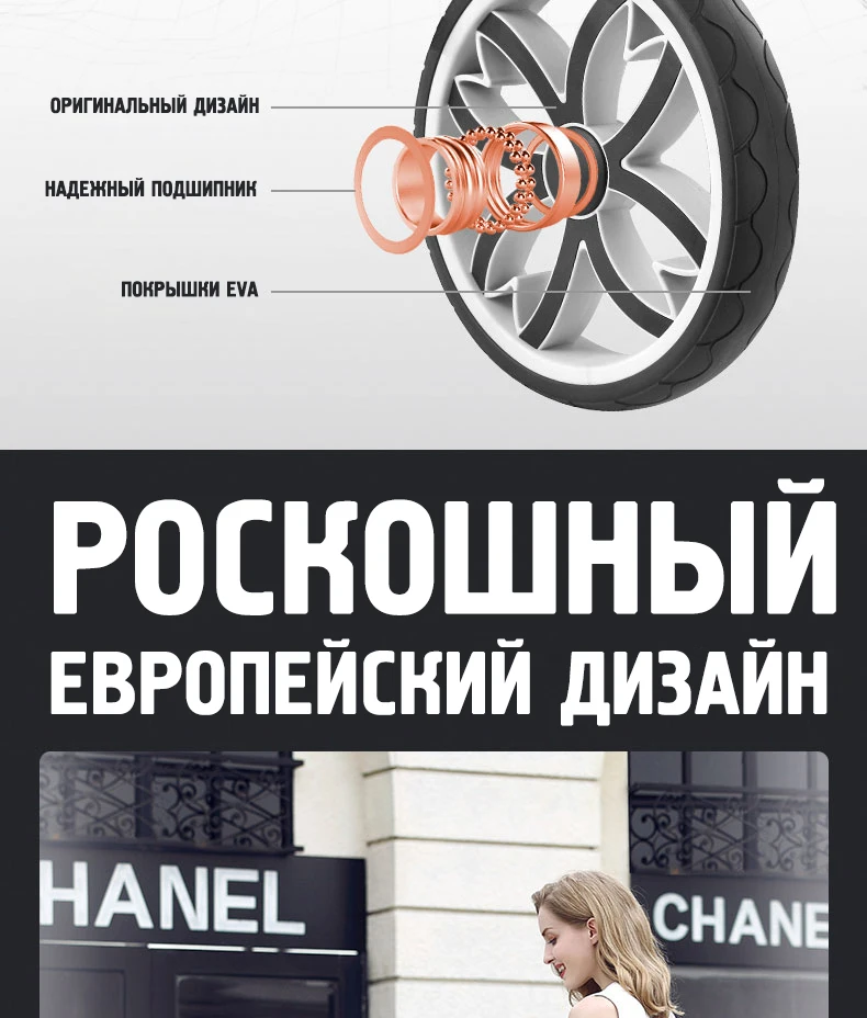 Voondo Коляска доступна, лежащая и складная, высокая и портативная, двухсторонняя новорожденная амортизатор 0-4 месяца детская коляска