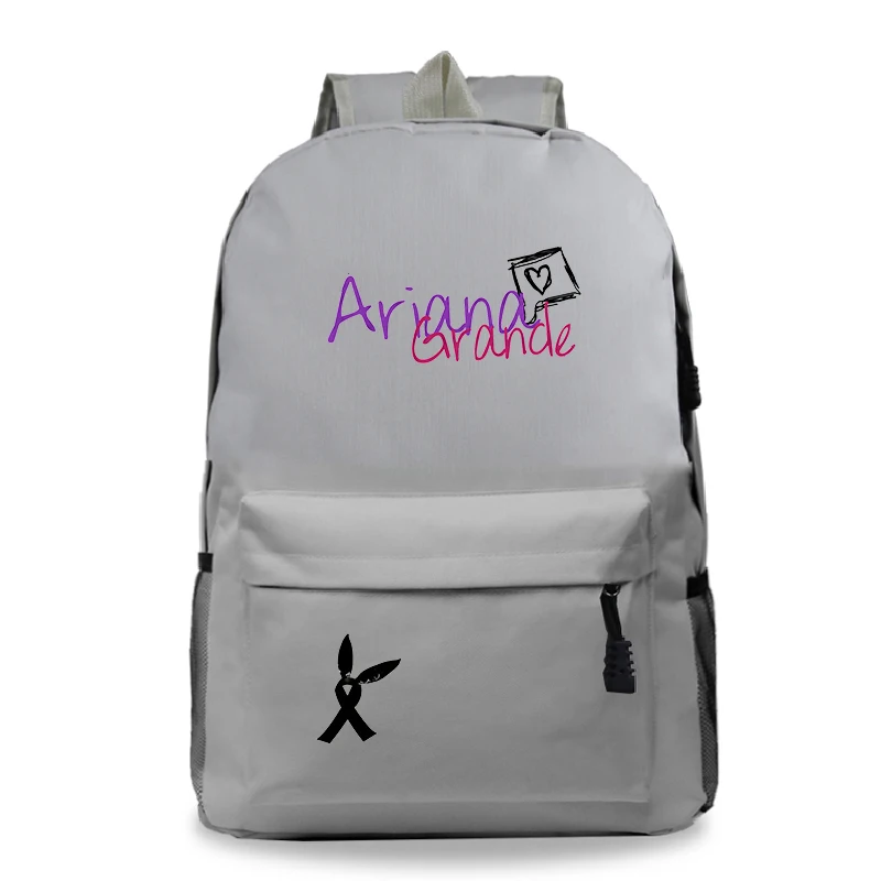 1 Розовый рюкзак Ariana Grande Mochila Feminina, женский рюкзак, школьные сумки для подростков, мужской рюкзак для ноутбука, Детский рюкзак для путешествий - Цвет: 1