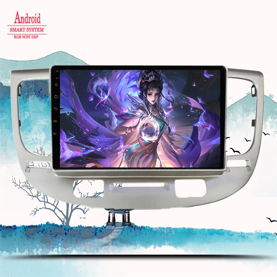 Автомобильный радиоприемник для Kia RIO 2 RIO2 2005 2006 2007 2008 2009 2010 Android 10 навигация GPS