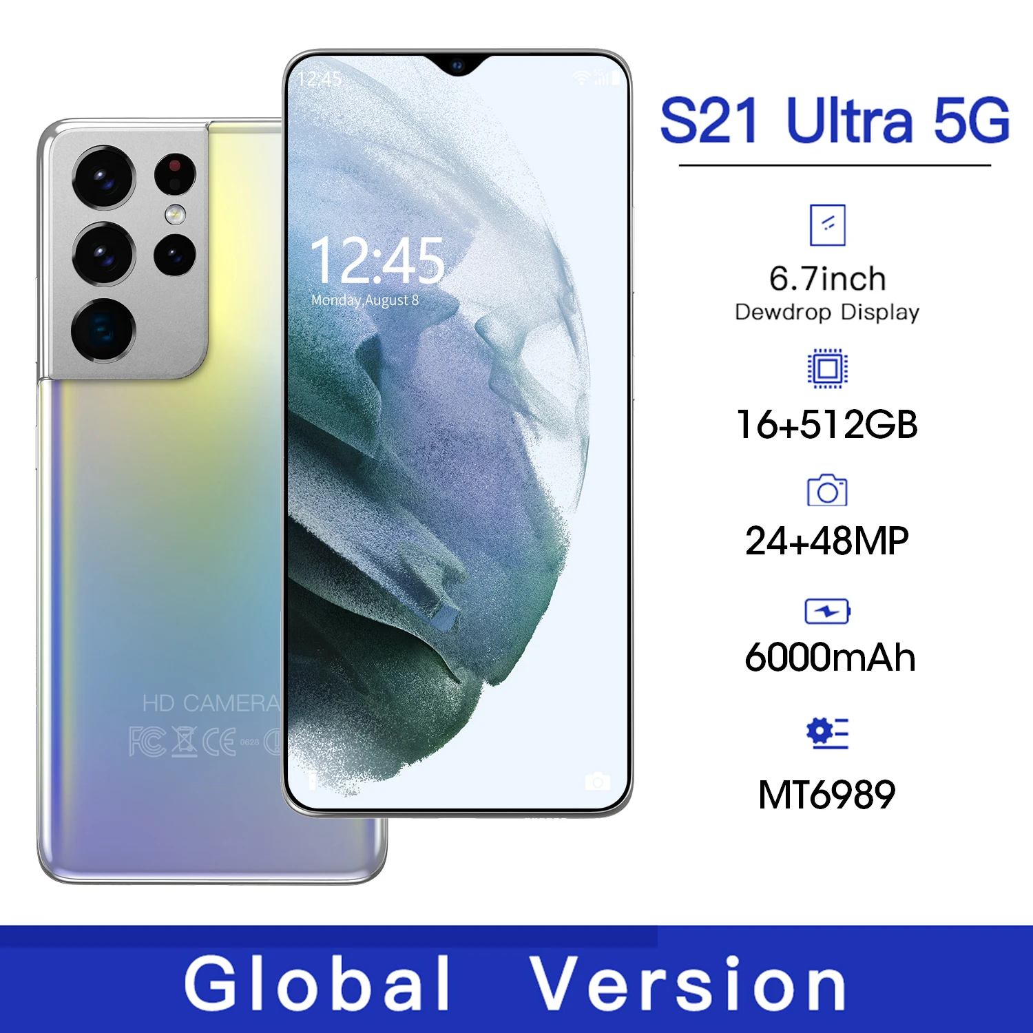 

Смартфон Samsung S21, 6,7 дюйма, 16 ГБ, 512 ГБ, Qualcomm 888, 6800 мАч