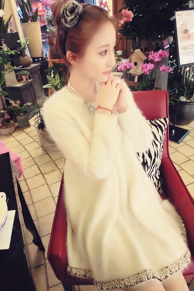 Новый свитер WTIANYUW женские зимние мохеровые пуловеры высокого качества