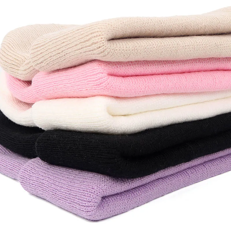 

Fashion Winter Woman Beanie Hat Warm Autumn Casual Wool Knit Beanies Skullies Hats For Women Men Unisex Elastic Cap Wholesale