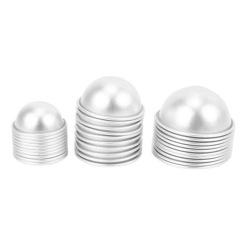 

30PCS- Bath Bomb Mold Kit, 15 Set 3 Size Mold & Bath Bombs Press For DIY Making Supplies