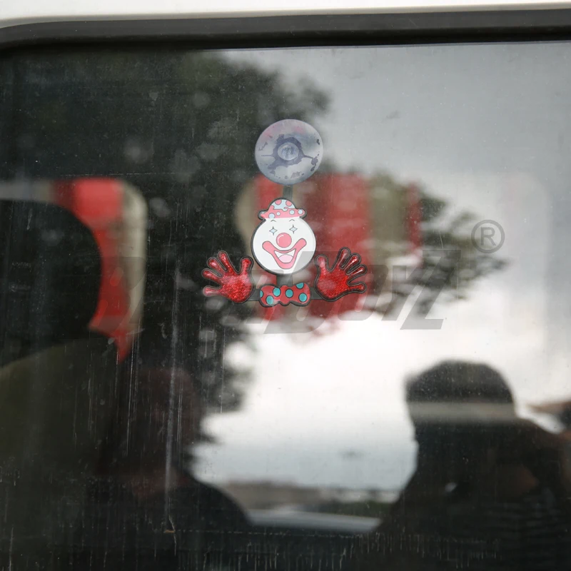 Пластиковый отражатель с клоуном Светоотражающая наклейка защитный знак для