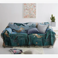 nordic throw blanket sofa mermaid airplane travel blanket for bed living room tapestry carpet sofa blanket cover bedspread